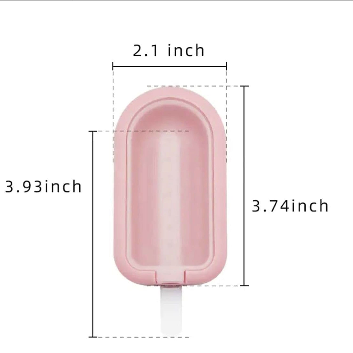 Premium Silicone Ice Cream Popsicle Mold Set 4 Pc