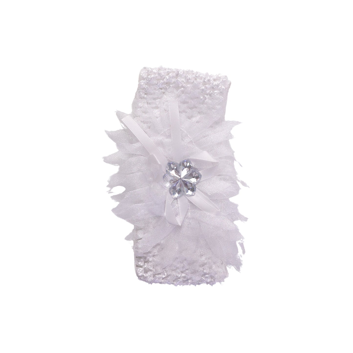 Cute Soft Elastic Floral Baby Headband Stylish Stretchable Hair Band (1 Pc)