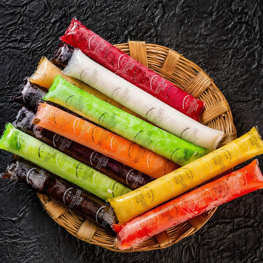 5512 Homemade Popsicle Maker Manual Ice Cream Machine With Approx 20 Pcs Packing Bag Popsicle Mold Convenient Maker Manual Ice Cream Machine For Kids Adults Diy Reusable