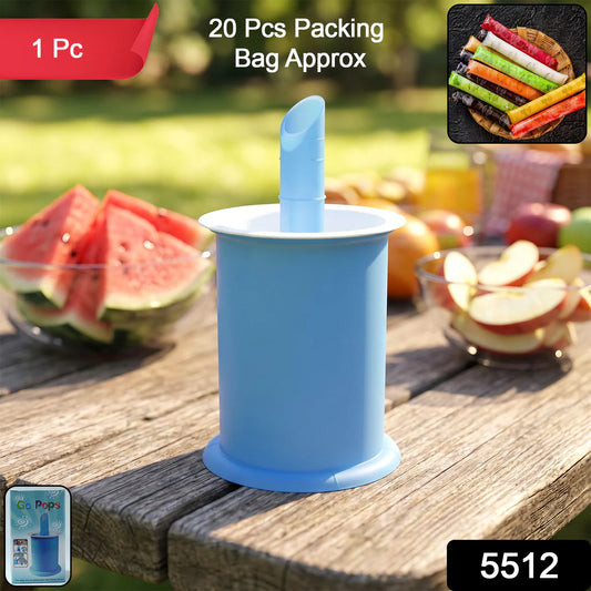 5512 Homemade Popsicle Maker Manual Ice Cream Machine With Approx 20 Pcs Packing Bag Popsicle Mold Convenient Maker Manual Ice Cream Machine For Kids Adults Diy Reusable