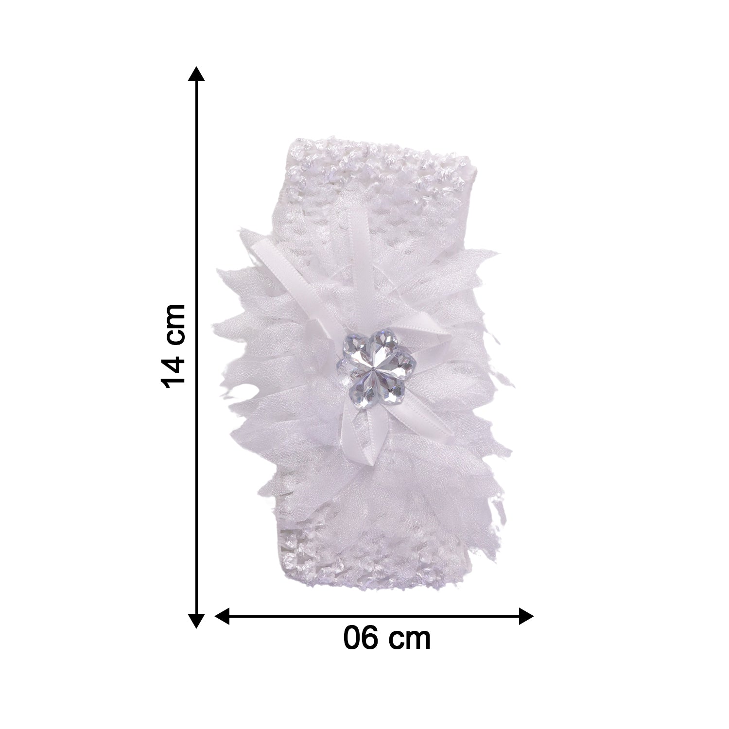 Cute Soft Elastic Floral Baby Headband Stylish Stretchable Hair Band (1 Pc)